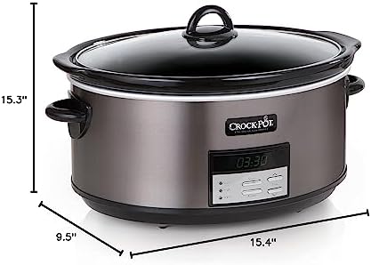Crock-Pot 8 Quart Programmable Slow Cooker with Auto Warm PBLW