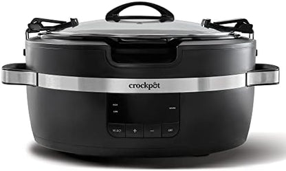 Crock-Pot Thermoshield 6 Quart Slow Cooker with Carry Handles UMS8