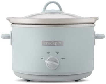 Crock-Pot 4.5 Quart Manual Slow Cooker – Macaroon Blue 4CRG