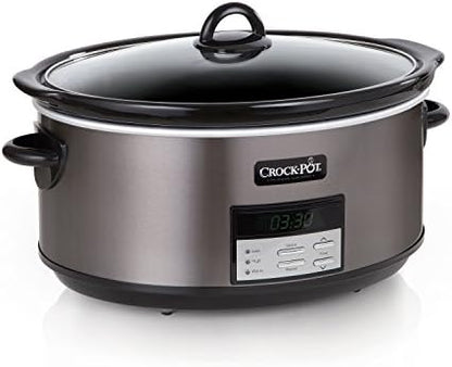 Crock-Pot 8 Quart Programmable Slow Cooker with Auto Warm PBLW