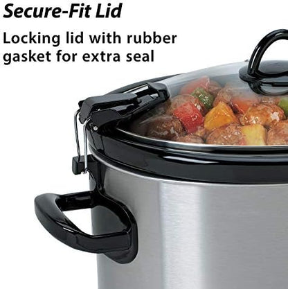 Crock-Pot Cook & Carry 6 Quart Portable Slow Cooker W0TY