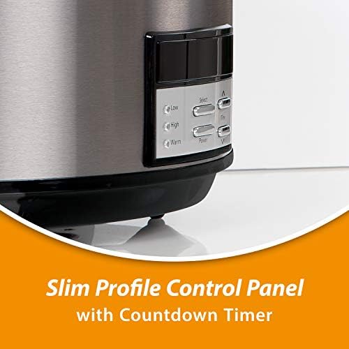 Crock-Pot 8 Quart Programmable Slow Cooker with Auto Warm PBLW