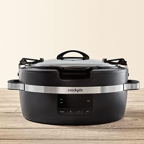 Crock-Pot Thermoshield 6 Quart Slow Cooker with Carry Handles UMS8