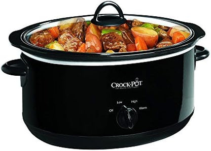 Crock-Pot 8 Quart Manual Slow Cooker – Black 0O1J