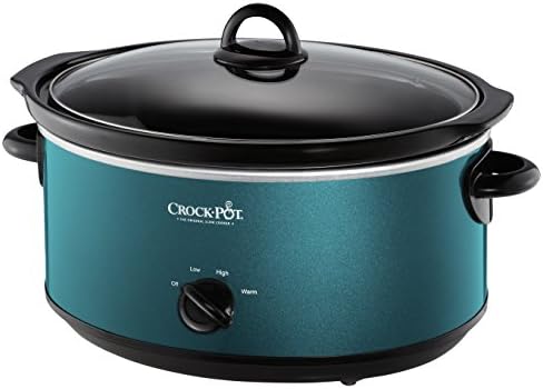 Crock-Pot 7 Quart Manual Slow Cooker – Turquoise O4OV
