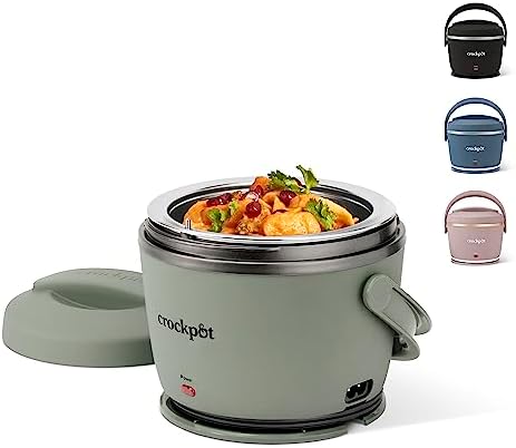 Crock-Pot Portable Electric Lunch Box Food Warmer – Green 4GL9