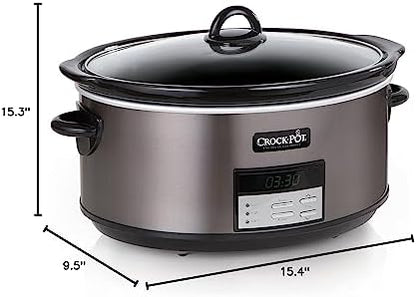 Crock-Pot 8 Quart Programmable Slow Cooker with Auto Warm PBLW
