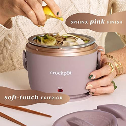 Crock-Pot Electric Lunch Box Food Warmer 20oz – Blush Pink JDDP
