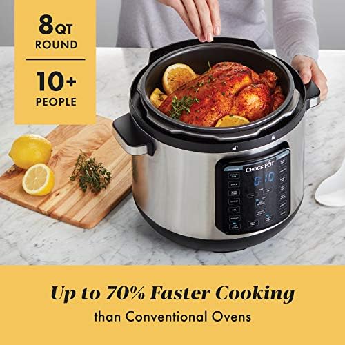 Crock-Pot 8 Quart Express Crock Multi-Use Pressure Cooker A6YW