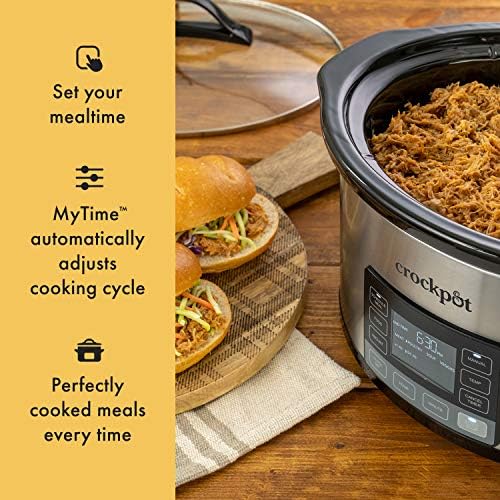 Crock-Pot MyTime 6 Quart Programmable Slow Cooker PJ3I
