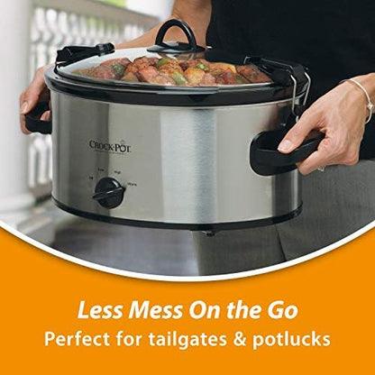 Crock-Pot Cook & Carry 6 Quart Portable Slow Cooker W0TY