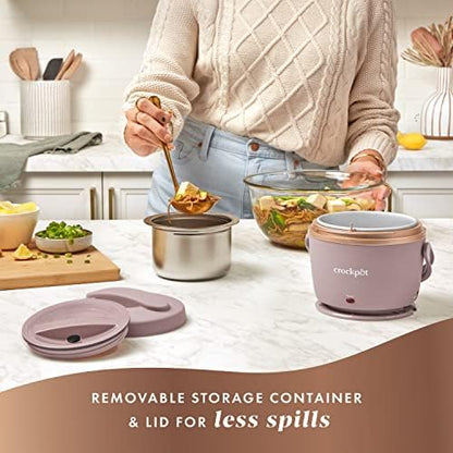 Crock-Pot Electric Lunch Box Food Warmer 20oz – Blush Pink JDDP