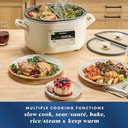 Crock-Pot MultiMeal Multicooker with Programmable Slow Cooker BAB4