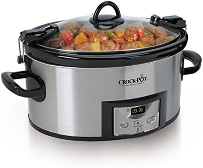 Crock-Pot Cook & Carry 6 Quart Programmable Slow Cooker 3GRP