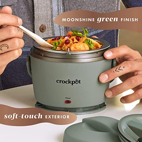 Crock-Pot Portable Electric Lunch Box Food Warmer – Green 4GL9