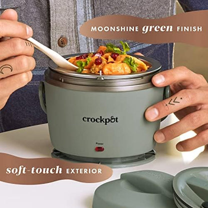 Crock-Pot Portable Electric Lunch Box Food Warmer – Green 4GL9