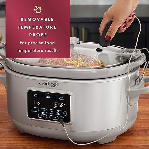 Crock-Pot 7 Quart Programmable Cook & Carry Slow Cooker F6AG