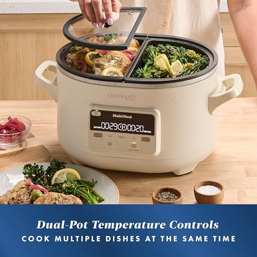 Crock-Pot MultiMeal Multicooker with Programmable Slow Cooker BAB4