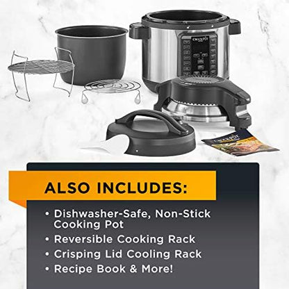 Crock-Pot Express Crisp 8 Quart 10-in-1 Pressure Cooker ZFLF