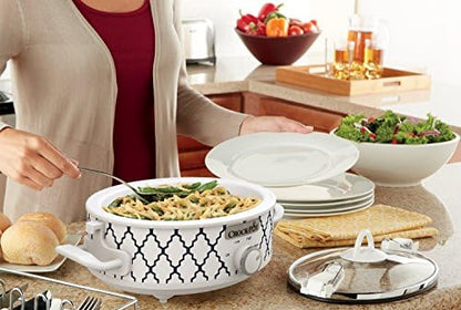 Crock-Pot 2.5 Quart Compact Casserole Slow Cooker T4RI
