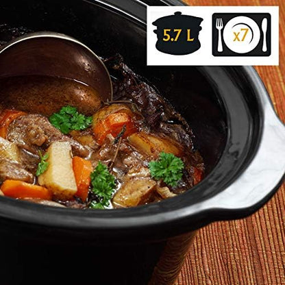 Crock-Pot Cook & Carry 6 Quart Portable Slow Cooker W0TY