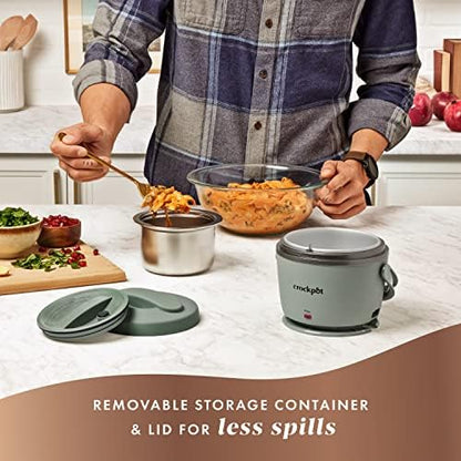 Crock-Pot Portable Electric Lunch Box Food Warmer – Green 4GL9