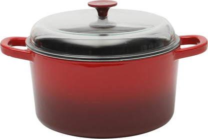 Crock-Pot 3 Quart Enameled Cast Iron Dutch Oven – Aqua 2V3P