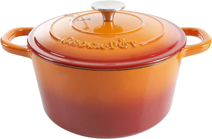 Crock-Pot 3 Quart Enameled Cast Iron Dutch Oven – Aqua 2V3P