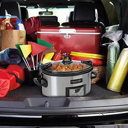 Crock-Pot Cook & Carry 6 Quart Programmable Slow Cooker 3GRP