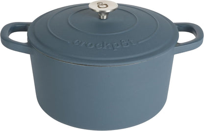 Crock-Pot 3 Quart Enameled Cast Iron Dutch Oven – Aqua 2V3P