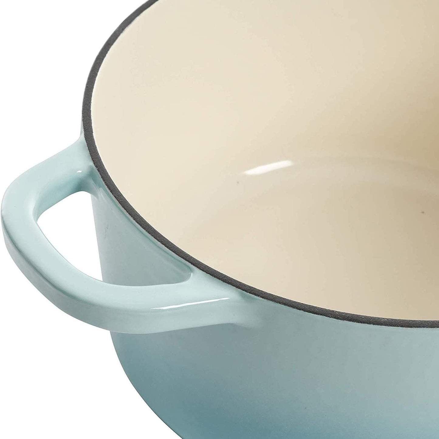Crock-Pot 3 Quart Enameled Cast Iron Dutch Oven – Aqua 2V3P