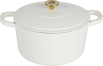 Crock-Pot 3 Quart Enameled Cast Iron Dutch Oven – Aqua 2V3P