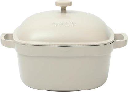 Crock-Pot 3 Quart Enameled Cast Iron Dutch Oven – Aqua 2V3P