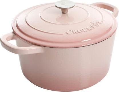 Crock-Pot 3 Quart Enameled Cast Iron Dutch Oven – Aqua 2V3P