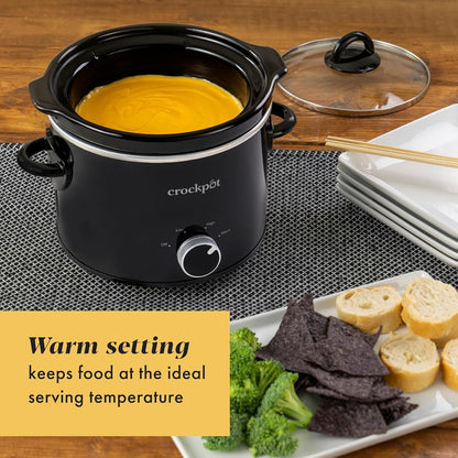 Crock-Pot 2 Quart Mini Slow Cooker – Classic Compact Cooker 1JER